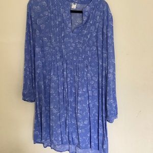 Old Navy blue long sleeve dress